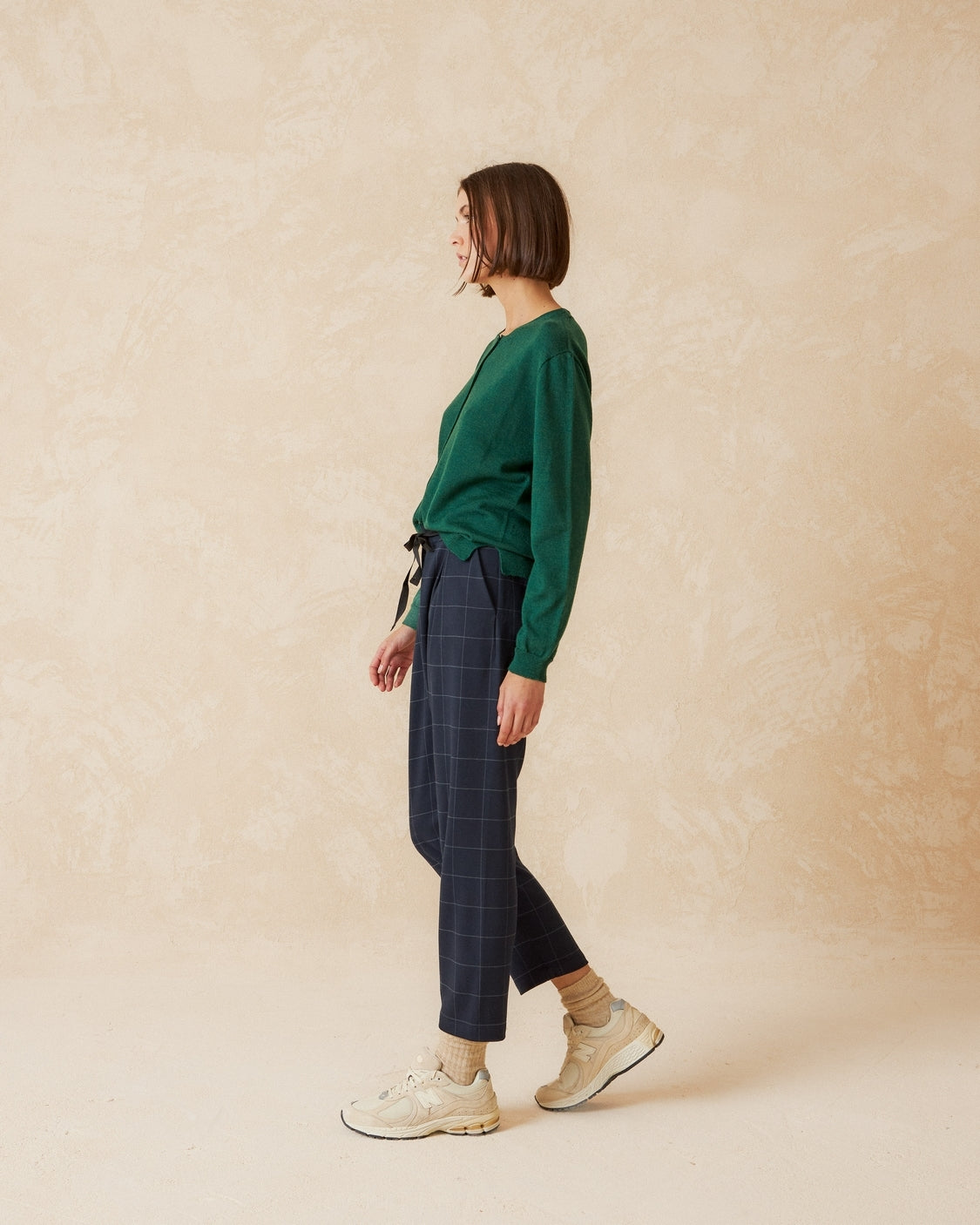 Indi And Cold - Tailored Baggy Pant - Marine