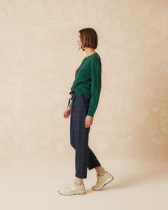 Indi And Cold - Tailored Baggy Pant - Marine