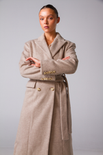 Load image into Gallery viewer, Indigo - Raven Coat - Oatmeal
