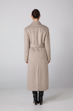 Load image into Gallery viewer, Indigo - Raven Coat - Oatmeal
