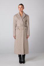 Load image into Gallery viewer, Indigo - Raven Coat - Oatmeal

