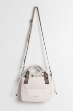 Load image into Gallery viewer, Indi And Cold - Multi Position Nylon Bucket Bag - Stone
