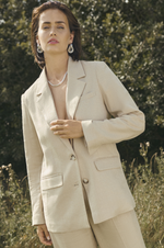 Load image into Gallery viewer, Kaffe - KAhelene Blazer - Feather Grey Melange
