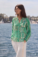 Load image into Gallery viewer, Johnny Was - Ellen Button Up Top - Hollandia
