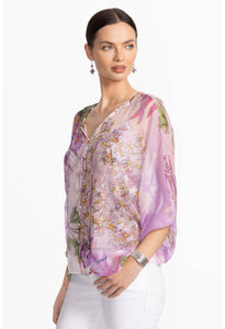 Jade By Johnny Was - Harlan Button Front Blouse - Dallia