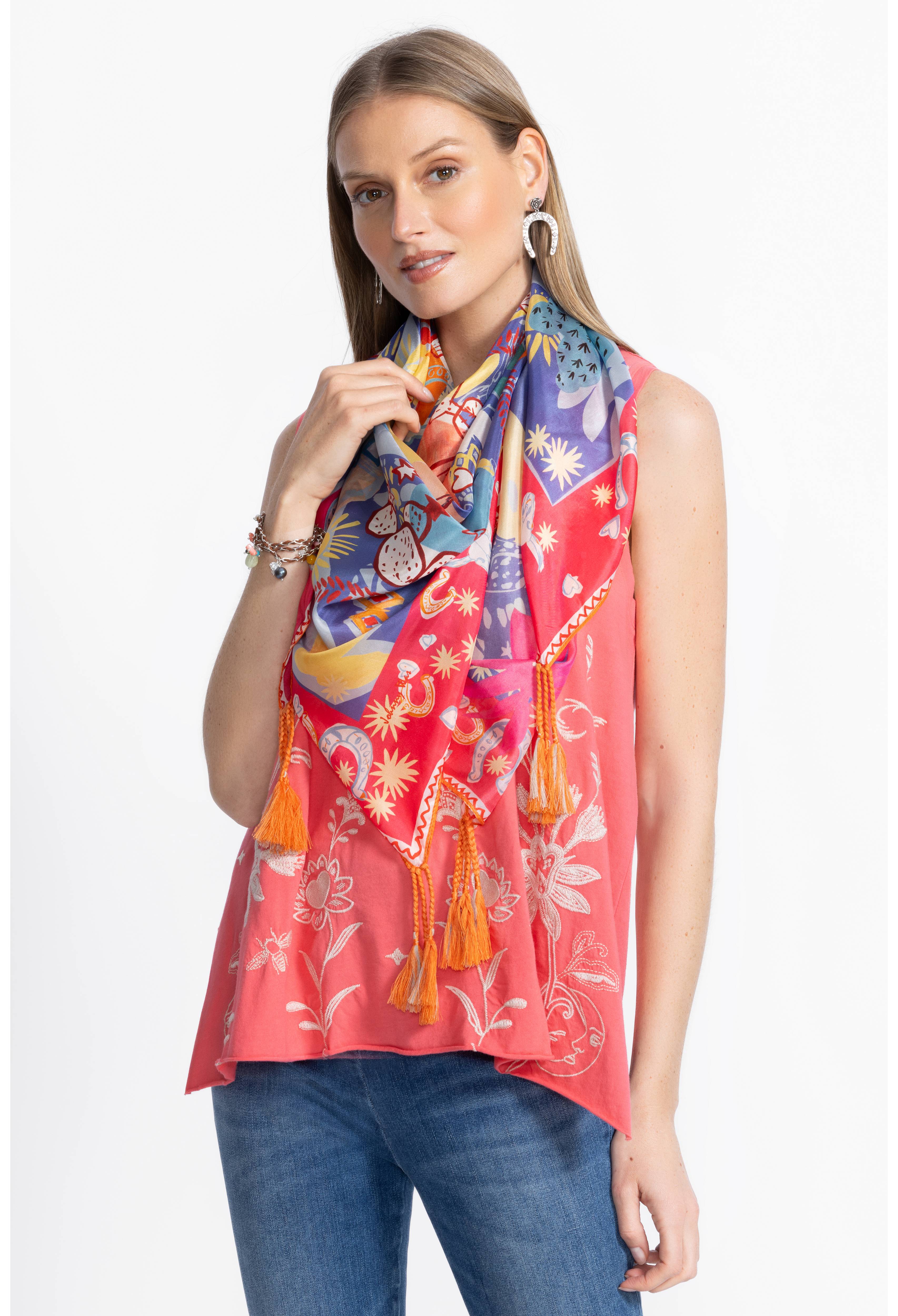 Johnny Was - Silk Scarf - Liberty