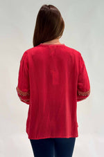 Load image into Gallery viewer, Johnny Was - Paulina Shirt - Eli Ere Equestrian Red
