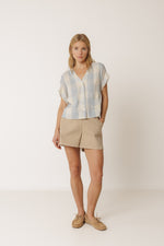 Load image into Gallery viewer, Indi And Cold - Gingham Check Camisa Top - Jasmin 151
