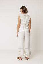 Load image into Gallery viewer, Indi And Cold - Embroidered Hem Pant - Crudo 178
