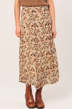 Load image into Gallery viewer, Indi And Cold - Batik Midi Skirt - Linen
