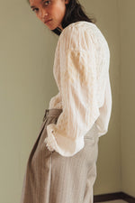 Load image into Gallery viewer, Indi And Cold - Ethnic Embroidered Shirt - White
