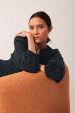 Load image into Gallery viewer, Indi And Cold - Crepe Cotton Dress - Navy 340
