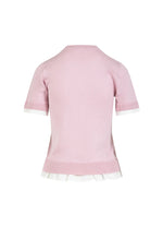 Load image into Gallery viewer, Coster Copenhagen - Knit T-Shirt - Pale Rose/White Sleeves
