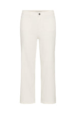 Load image into Gallery viewer, Kaffe  - KAbrook Cropped Jeans - Chalk
