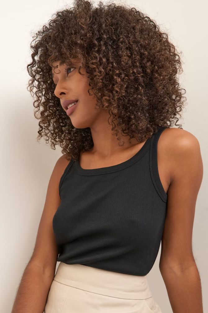 Kaffe - KAcarna Tank Top - Black Deep