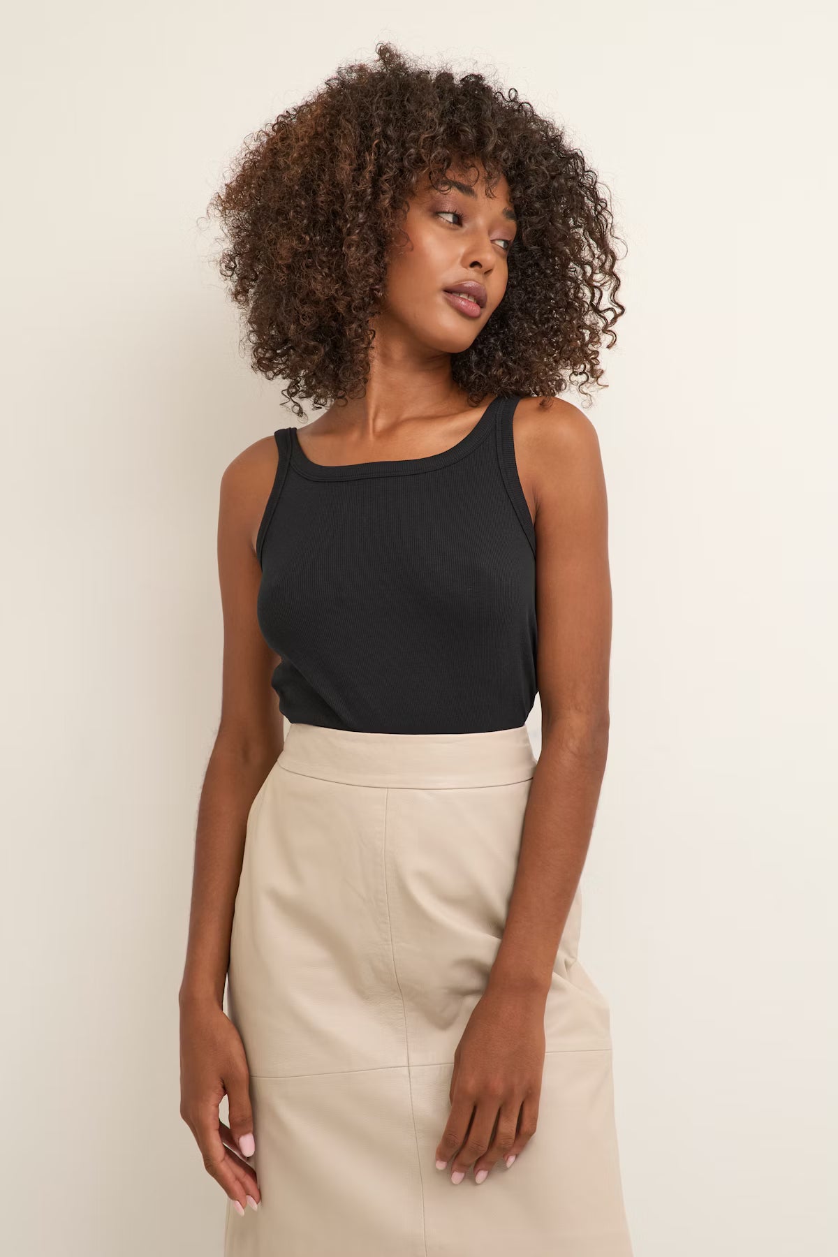 Kaffe - KAcarna Tank Top - Black Deep