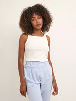 Load image into Gallery viewer, Kaffe - KAcarna Tank Top - Chalk
