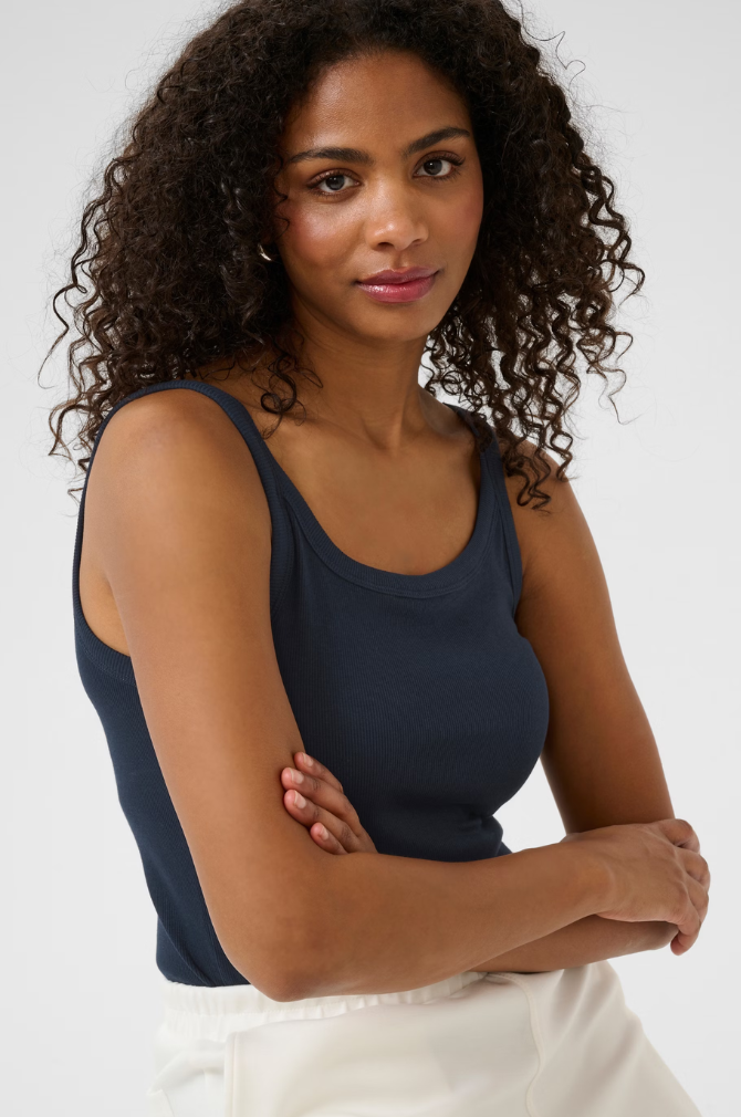 Kaffe - KAcarna Tank Top - Midnight Marine