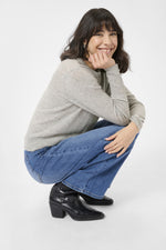 Load image into Gallery viewer, Kaffe - KAcashie Pullover - Grey Melange
