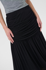 Load image into Gallery viewer, Kaffe - KAchai Skirt - Black Deep
