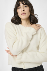 Load image into Gallery viewer, Kaffe - KAcourson Knit Cardigan - Chalk
