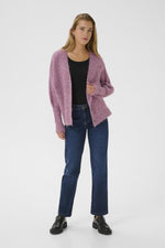 Load image into Gallery viewer, Kaffe - KAcuba Knit Cardigan - Tulipwood Melange
