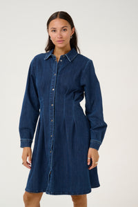 Kaffe - Kalea Dress - Dark Blue Denim