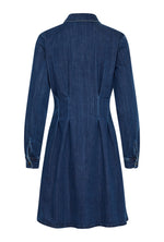 Load image into Gallery viewer, Kaffe - Kalea Dress - Dark Blue Denim
