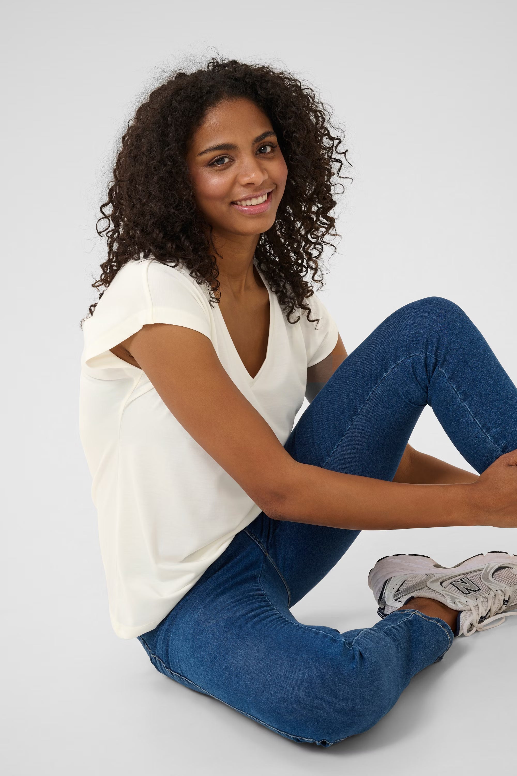 Kaffe - KAlise T-Shirt - Chalk
