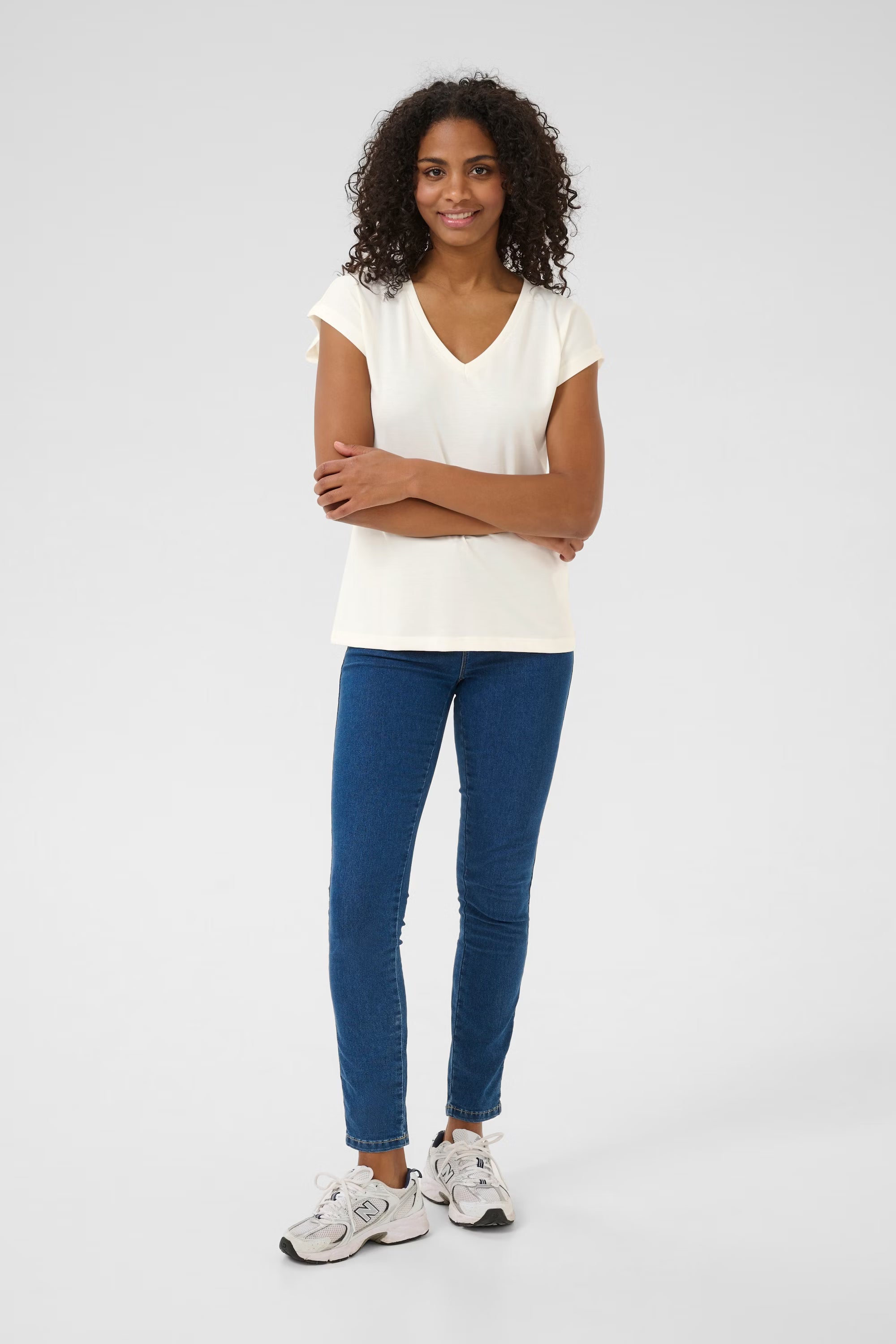 Kaffe - KAlise T-Shirt - Chalk