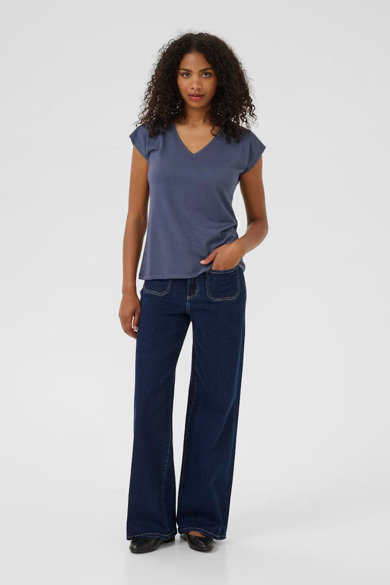 Kaffe - KAlise T-Shirt - Midnight Marine