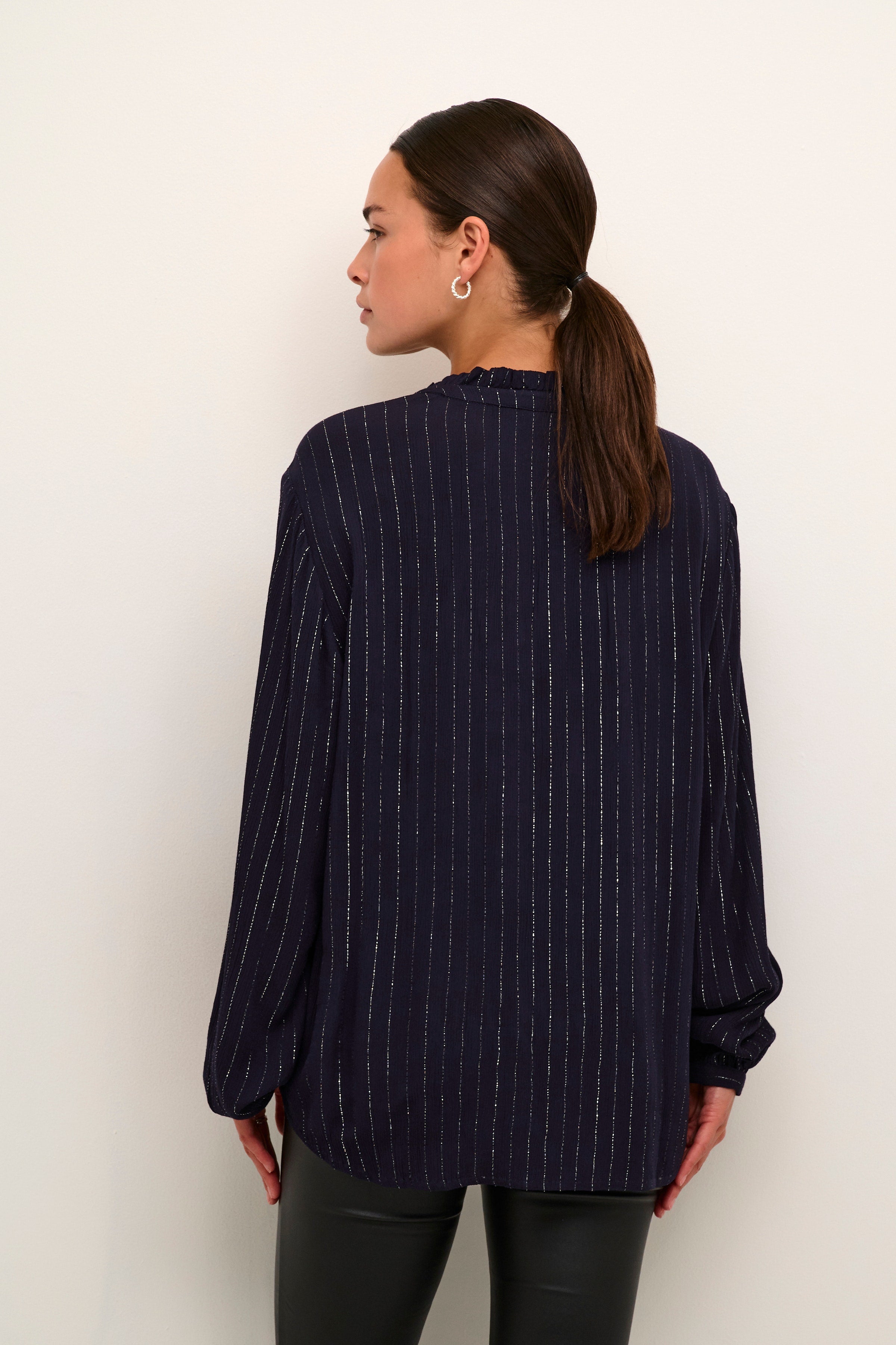 Kaffe - KAliv Flounce Blouse - Dawn Purple