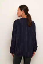 Load image into Gallery viewer, Kaffe - KAliv Flounce Blouse - Dawn Purple
