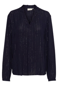 Kaffe - KAliv Flounce Blouse - Dawn Purple