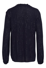 Load image into Gallery viewer, Kaffe - KAliv Flounce Blouse - Dawn Purple
