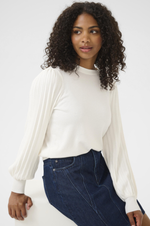 Load image into Gallery viewer, Kaffe - KAlone Knit Pullover - Chalk
