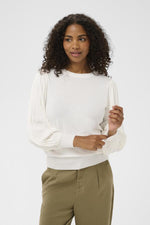 Load image into Gallery viewer, Kaffe - KAlone Knit Pullover - Chalk
