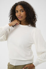 Load image into Gallery viewer, Kaffe - KAlone Knit Pullover - Chalk
