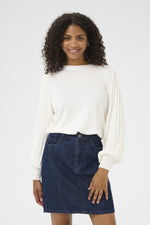 Load image into Gallery viewer, Kaffe - KAlone Knit Pullover - Chalk
