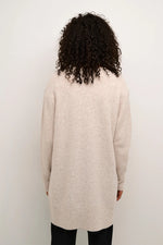 Load image into Gallery viewer, Kaffe - KAlue Knit Cardigan - Feather Grey Melange
