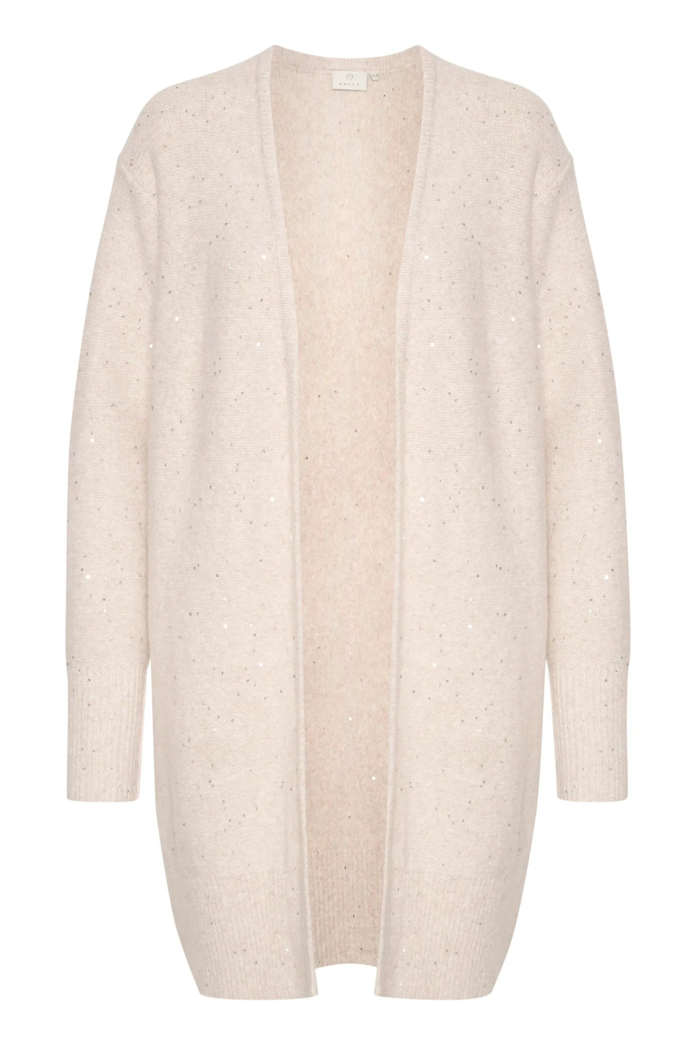 Kaffe - KAlue Knit Cardigan - Feather Grey Melange