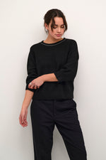 Load image into Gallery viewer, Kaffe - KAmeridith Pullover - Black
