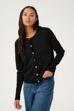 Load image into Gallery viewer, Kaffe - KAregina Cardigan - Black
