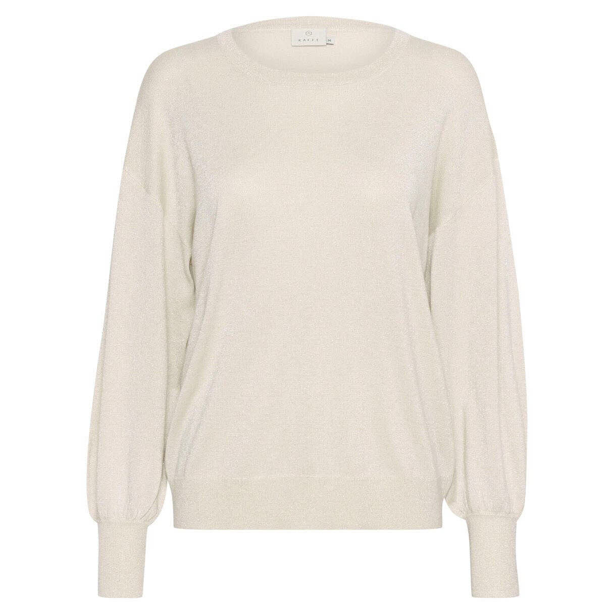Kaffe - KAregina O-Neck Knit - White