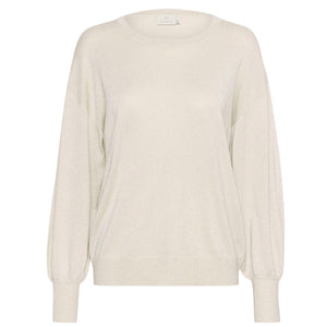 Kaffe - KAregina O-Neck Knit - White