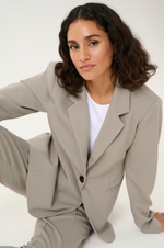 Load image into Gallery viewer, Kaffe - KAsakura Blazer - Elephant Skin Melange

