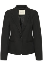 Load image into Gallery viewer, Kaffe - KAsofia Shaped Blazer - Black Deep
