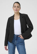 Load image into Gallery viewer, Kaffe - KAsofia Shaped Blazer - Black Deep
