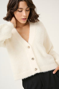 Kaffe - KAvilma Cardigan - White Chalk