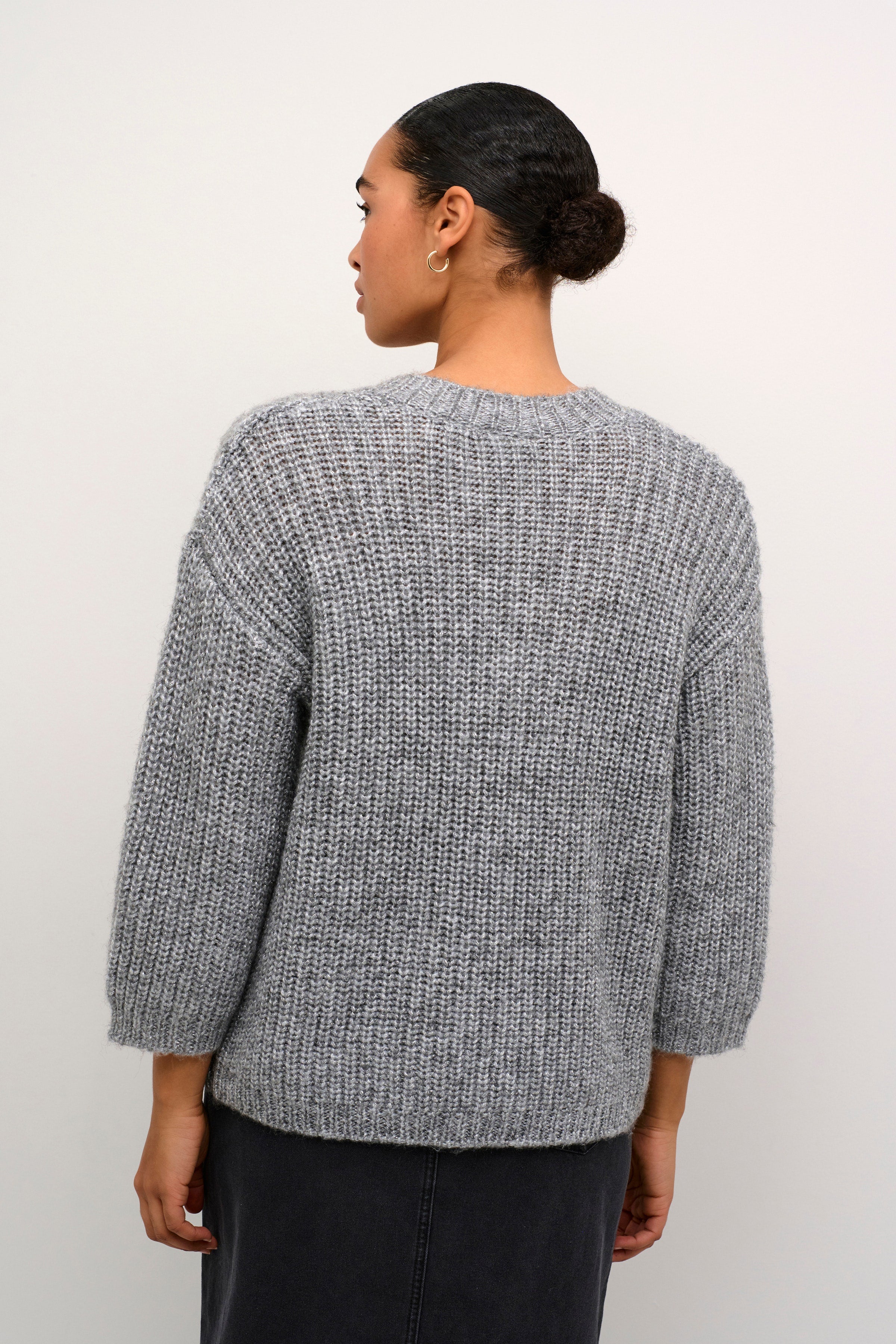 Kaffe - KAvinda Knit Pullover - Silver